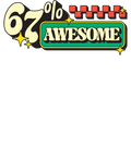 67% Awesome Retro Star Design