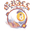 8 Ball Neon Graphic