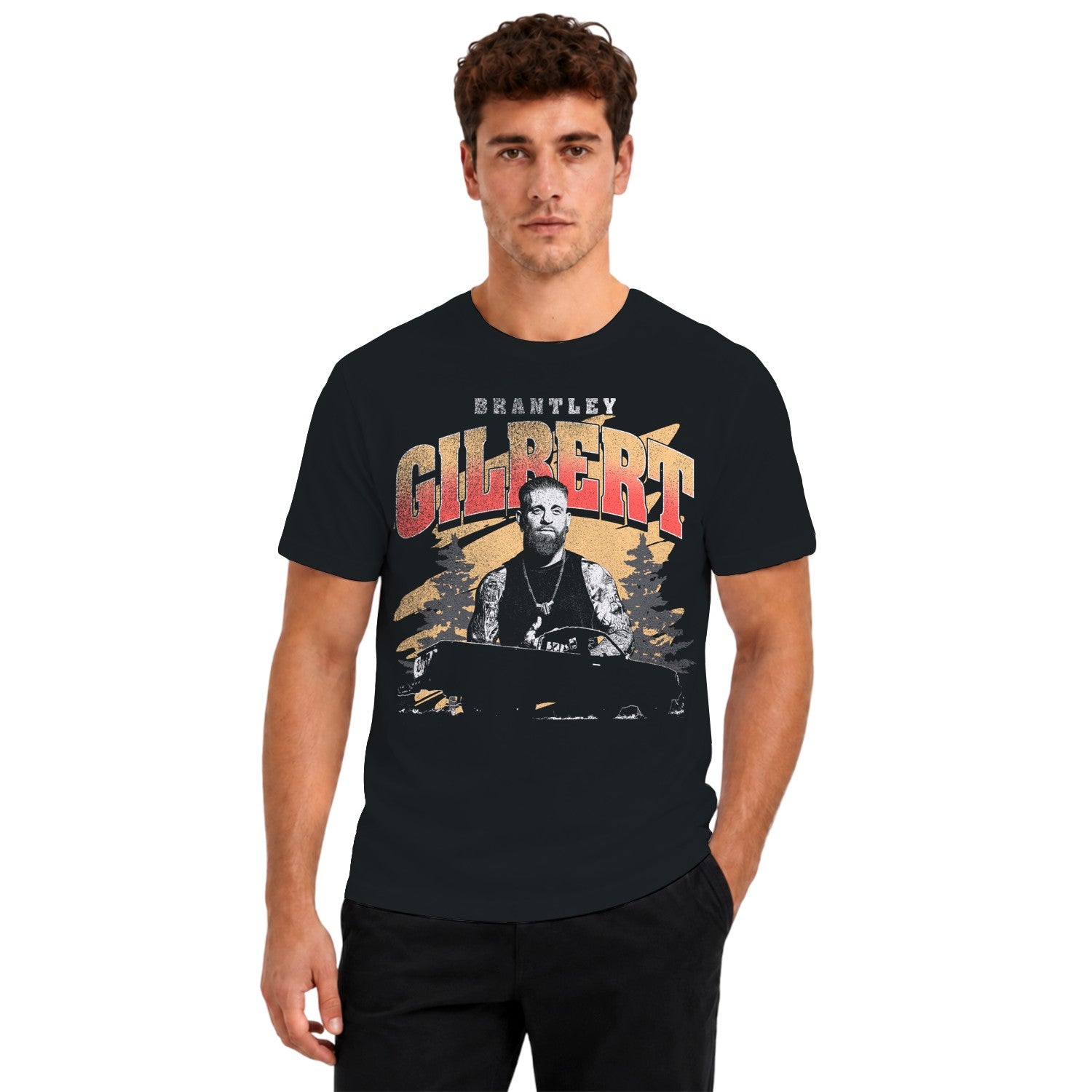 Brantley Gilbert Retro Country Music T-shirt