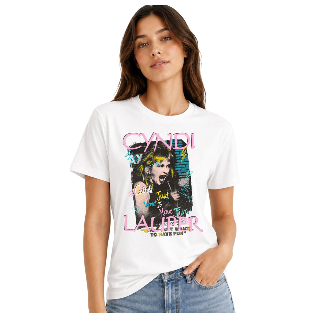 Cyndi Lauper Girls Just Want To Have Fun T-shirt
