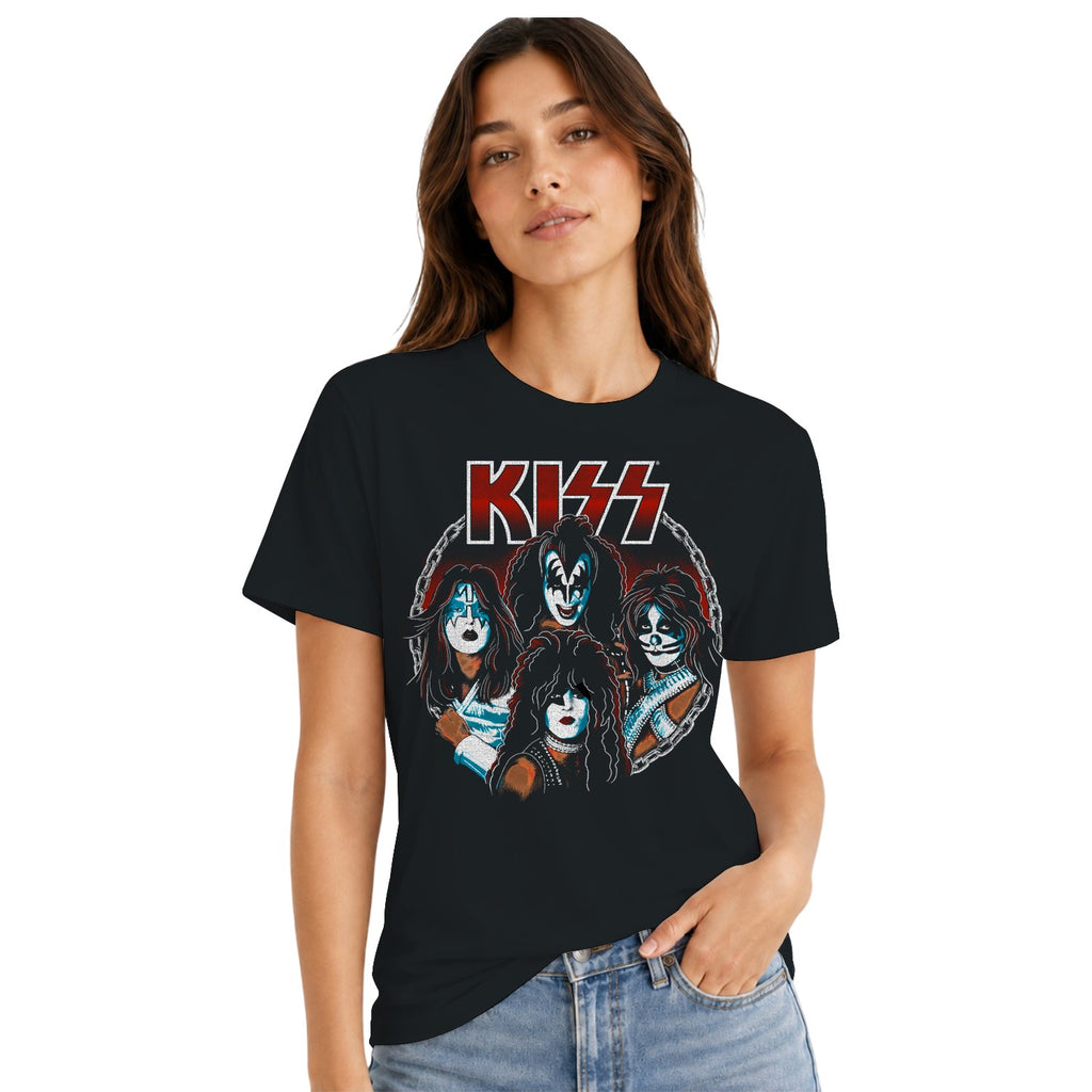 KISS Band Classic Makeup Art Women's T-shirt
