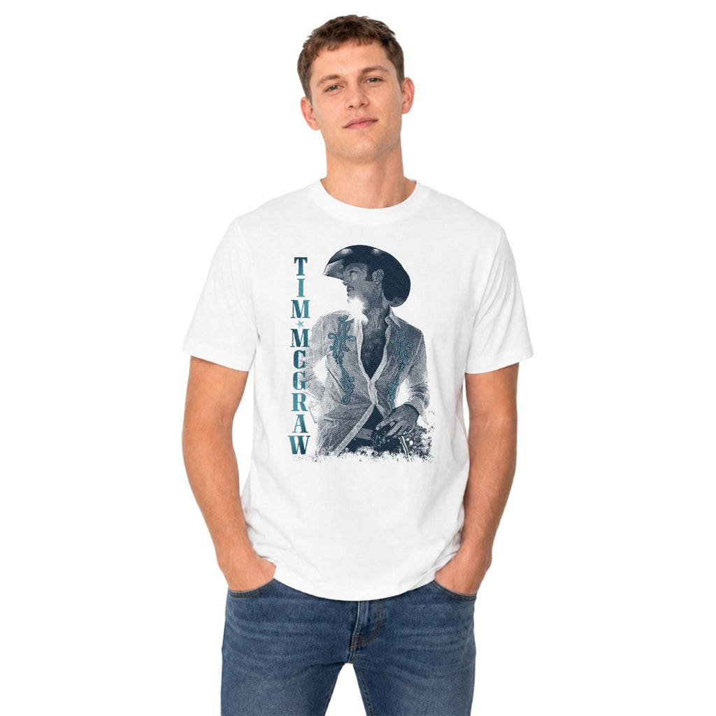 Tim McGraw Western Embroidered Men's T-shirt
