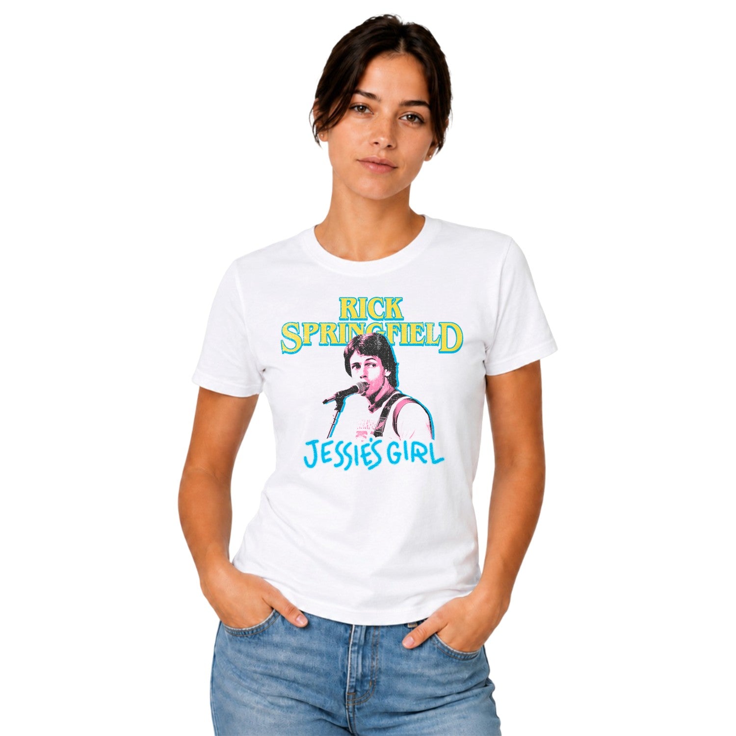 Rick Springfield Jessie's Girl Vintage Women's T-shirt