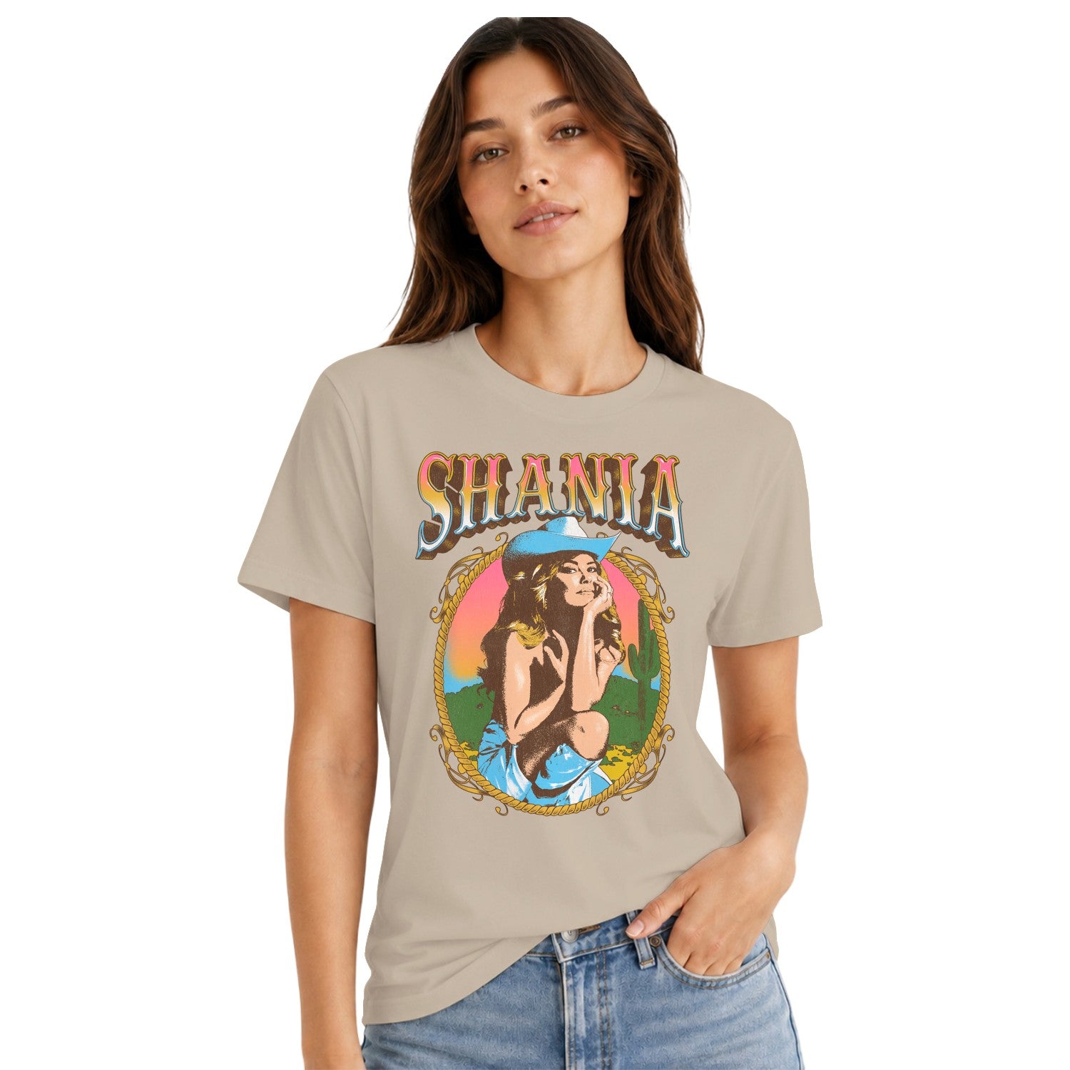 Shania Western Retro Vintage Cowgirl Women's T-shirt