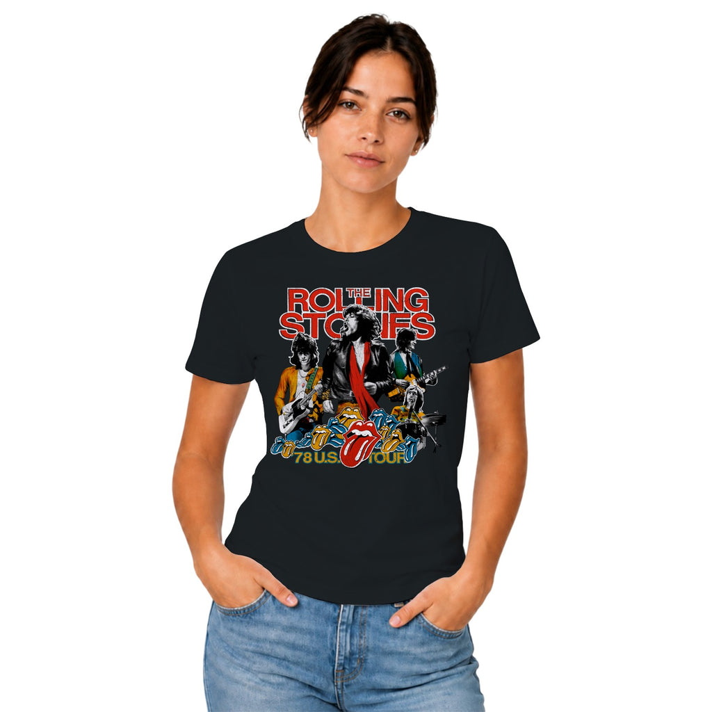 The Rolling Stones 78 U.S. Tour Women's T-shirt