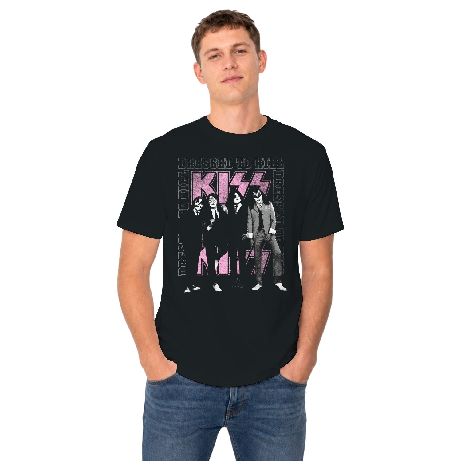 KISS Dressed to Kill Band Men's T-shirt