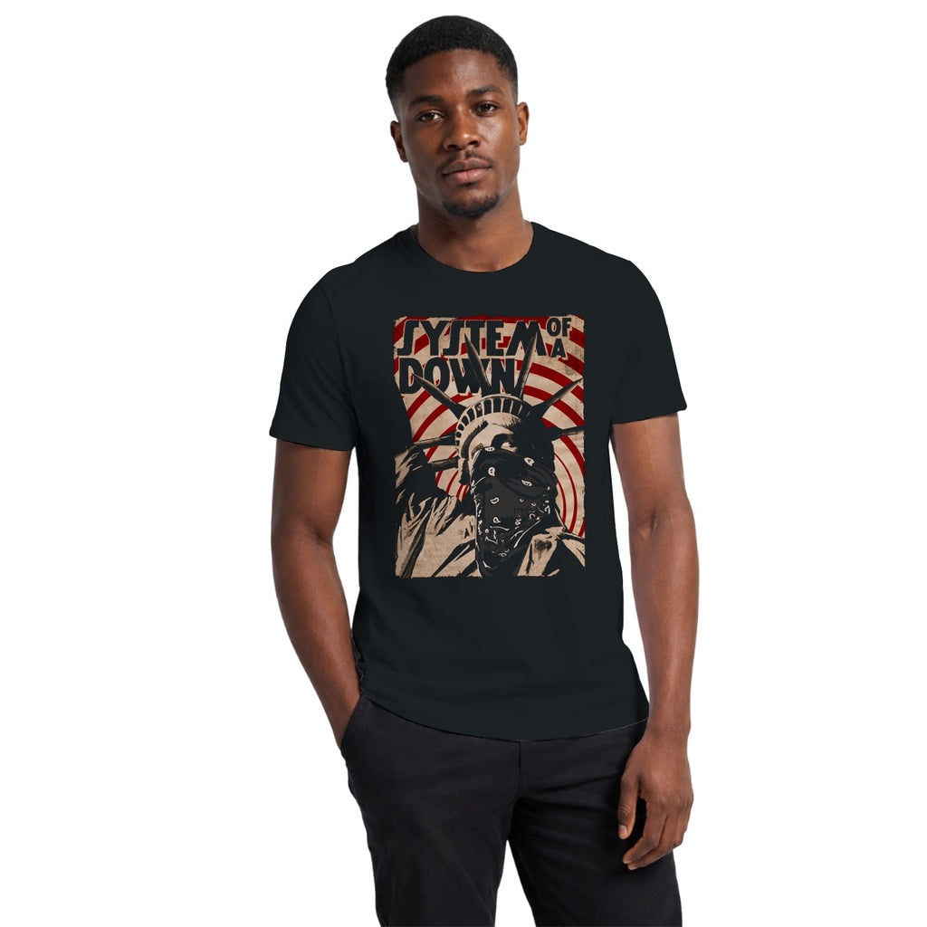 System of a Down Statue of Liberty Men's T-shirt