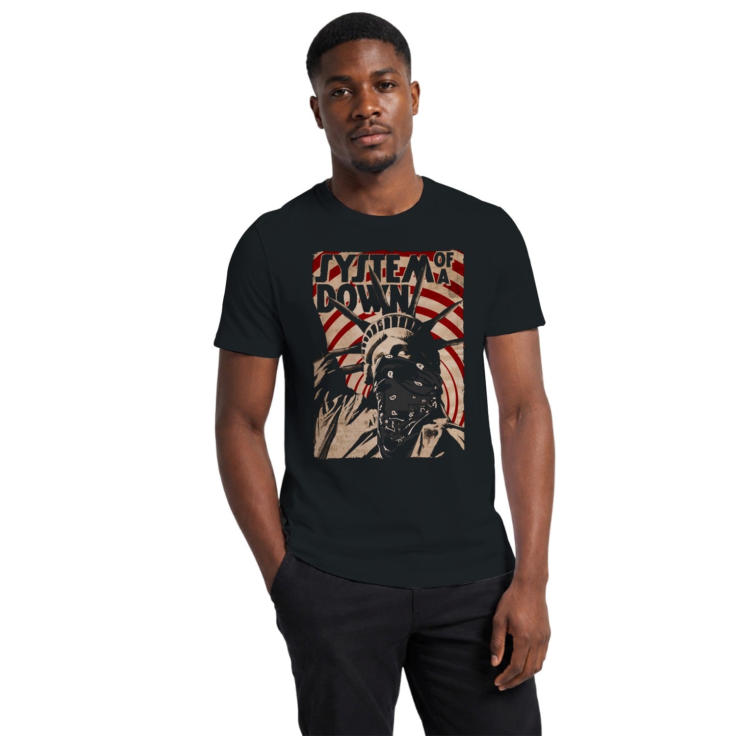 System of a Down Statue of Liberty Men's T-shirt
