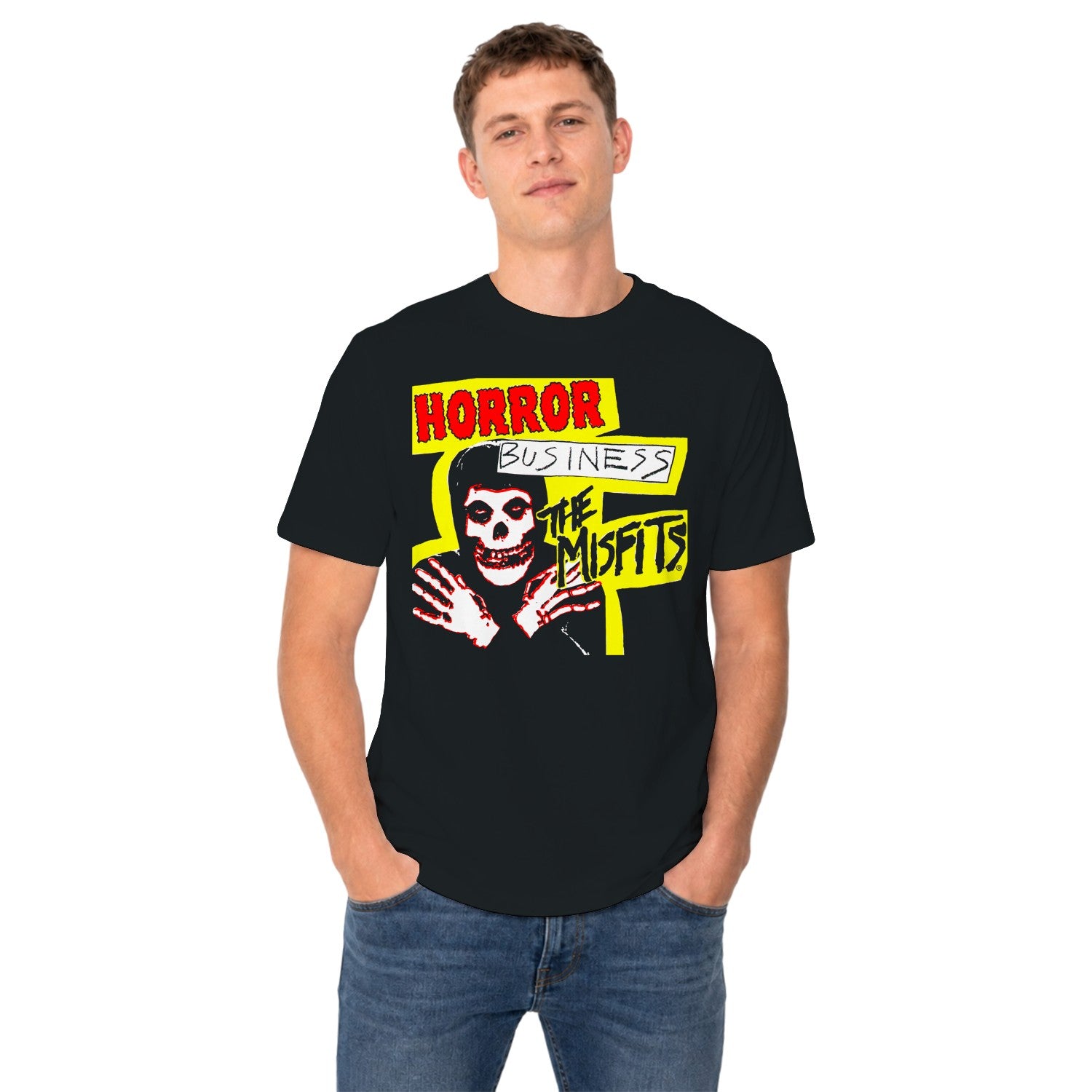 Horror Business Misfits Skull Logo Men's T-shirt