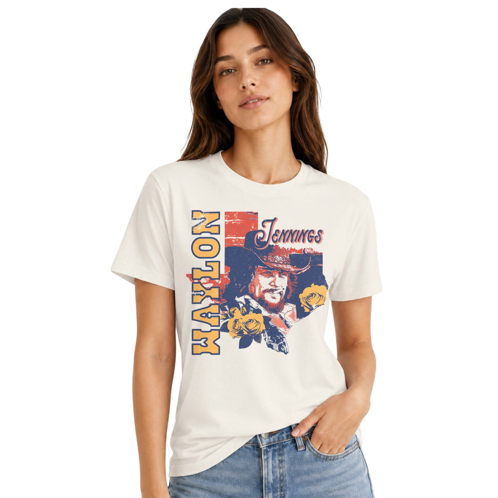 Waylon Jennings Vintage Western Women's T-shirt