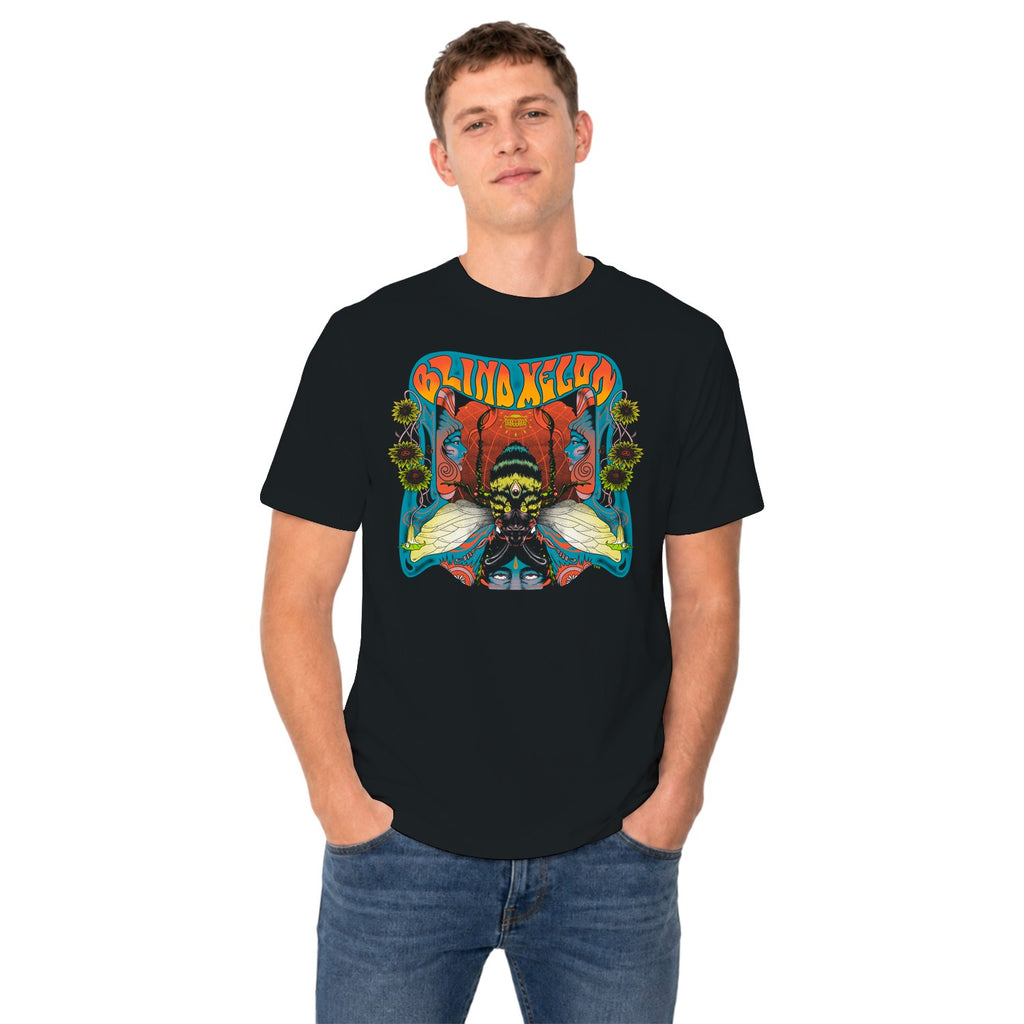 Blind Melon Psychedelic Sunflower Bee Men's T-shirt