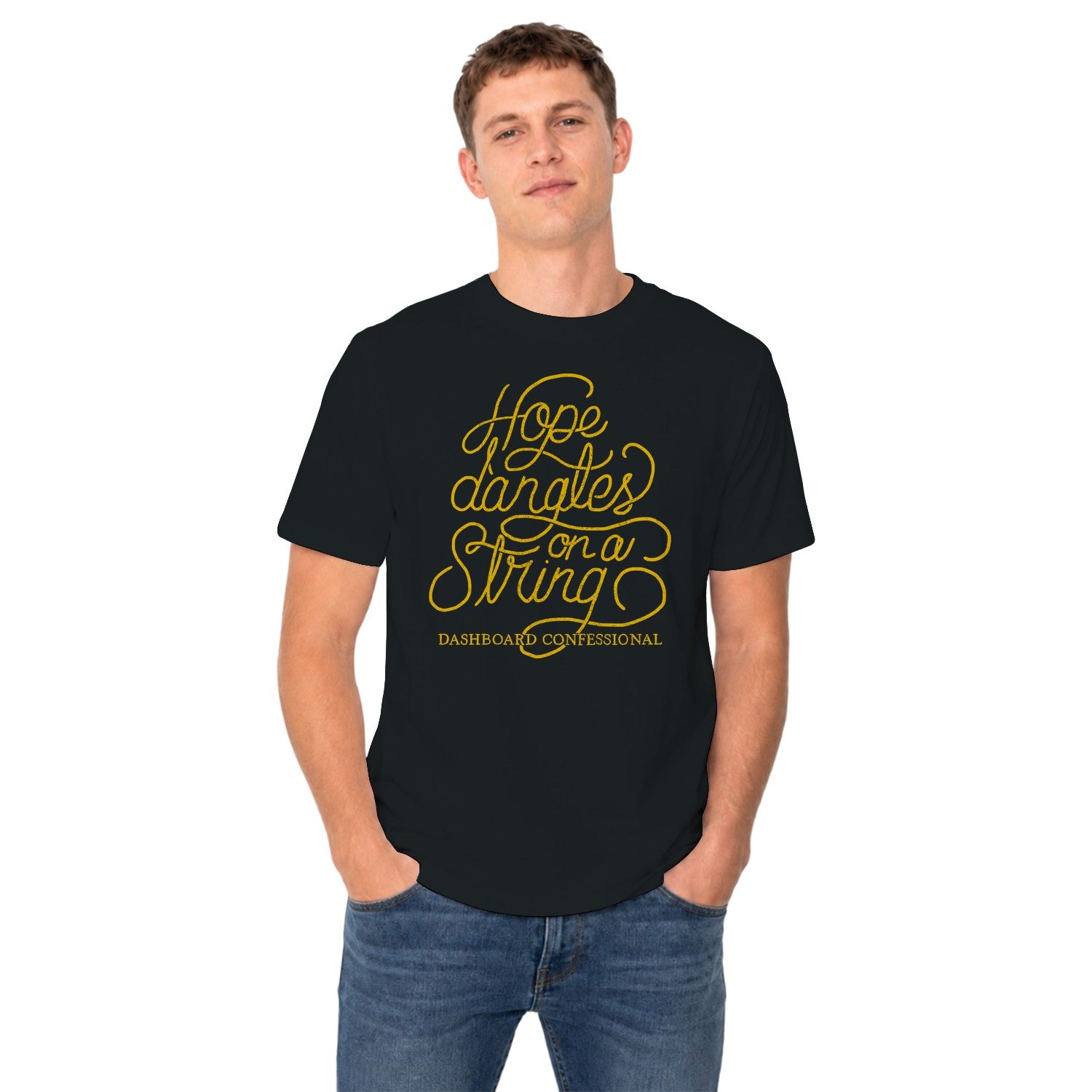 Hope Dangles on a String Dashboard Confessional T-shirt