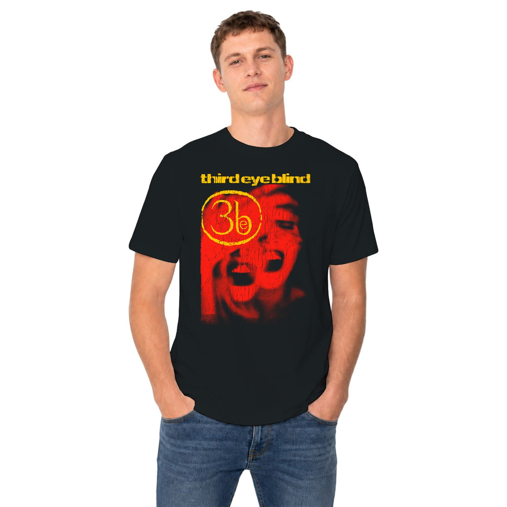Third Eye Blind Men's T-shirt - Yellow Red Logo